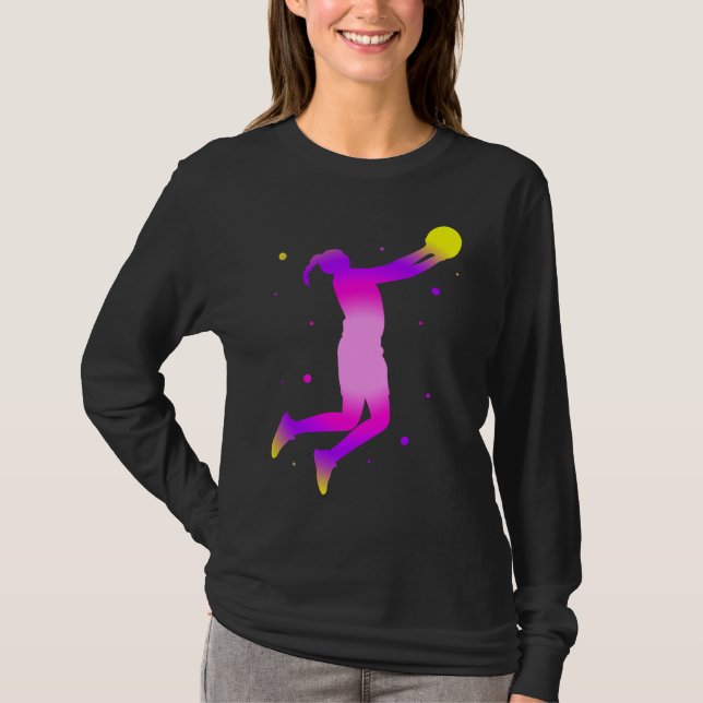 Camiseta Dunking basketball player basket  basketball playe (Frente)