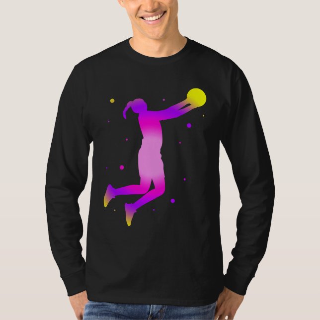 Camiseta Dunking basketball player basket  basketball playe (Frente)