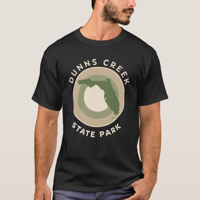 Camiseta Dunns Creek State Park Florida Bullseye FL Souveni (Frente)