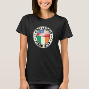Camiseta Dupla Cidadania Americana Irlanda Irlandesa e Usa