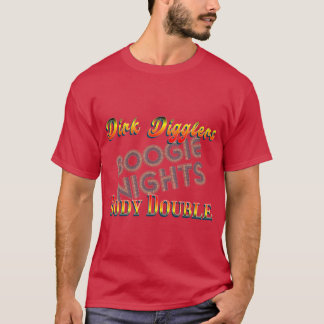Camiseta Dupla do Corpo de Dirk Digglers Boogie Nights namo