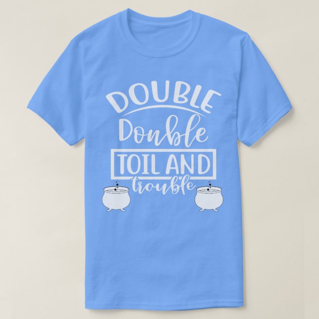 Camiseta Dupla peça de papel e traje de Halloween 1 (Frente do Design)
