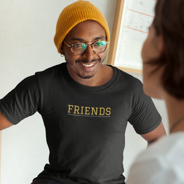 Camiseta Duplique sua alegria e felicidade (Criador carregado)