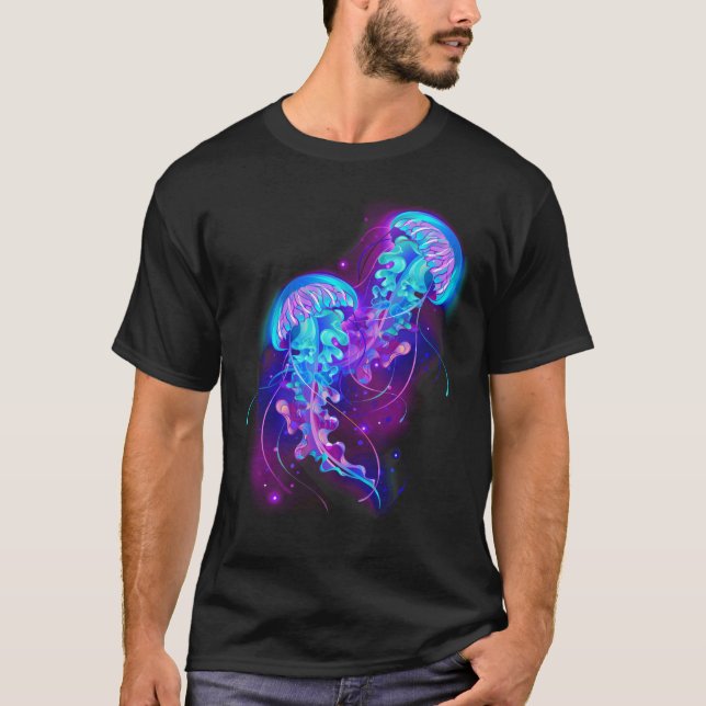 Camiseta Duplo Brilho de Água-Viva (Frente)