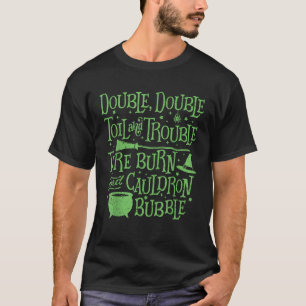 Camiseta Duplo Duplo Azar e problema Citação de Shakespeare