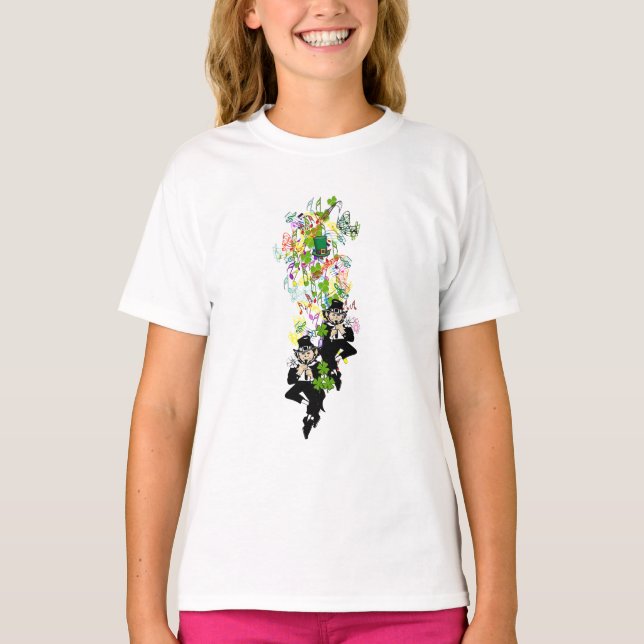 Camiseta Duplo Problema Gêmeos Irlandeses Sortudos (Frente)