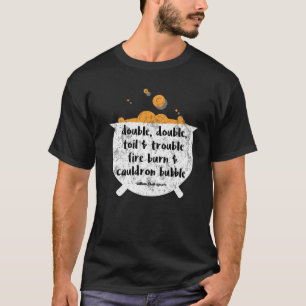 Camiseta Duplo Toil e Caldeirão de Problemas para Halloween