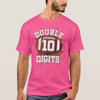 Camiseta Duplos Dígitos Desorações de Aniversário Menino 10