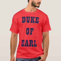 Duque de Earl Seen em Carregar atrás como vestido 