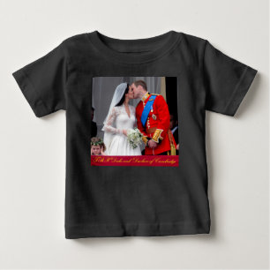 Camiseta Duque e Duquesa do Casamento Real de Cambridge