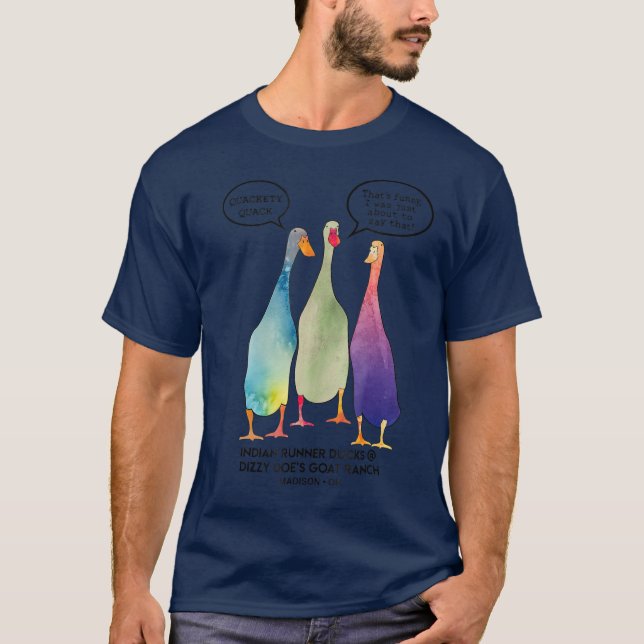 Camiseta Duque Indian Runner Duck T Quackety Quack (Frente)