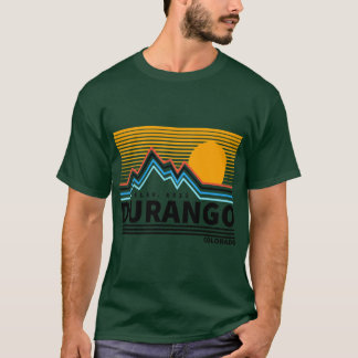 Camiseta Durango Colorado Vintage Retro Adventure Snowboard