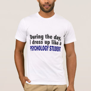 Camiseta Durante o dia eu visto-me acima como o estudante