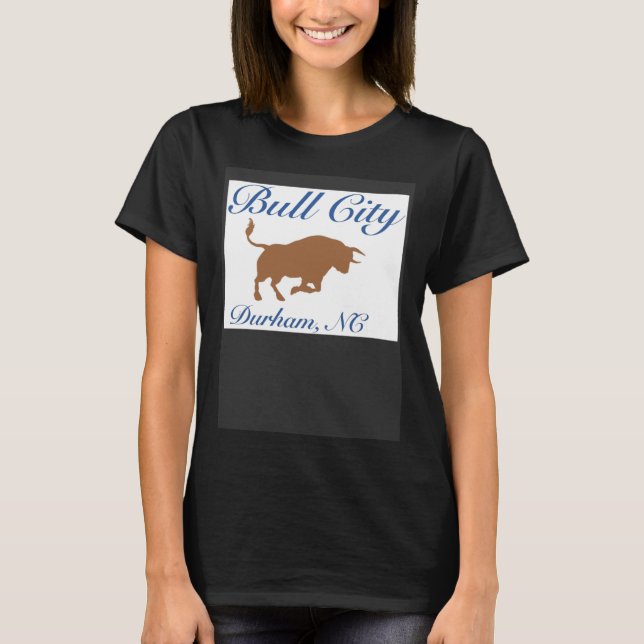 Camiseta Durham North Carolina Bull City Souvenir (Frente)