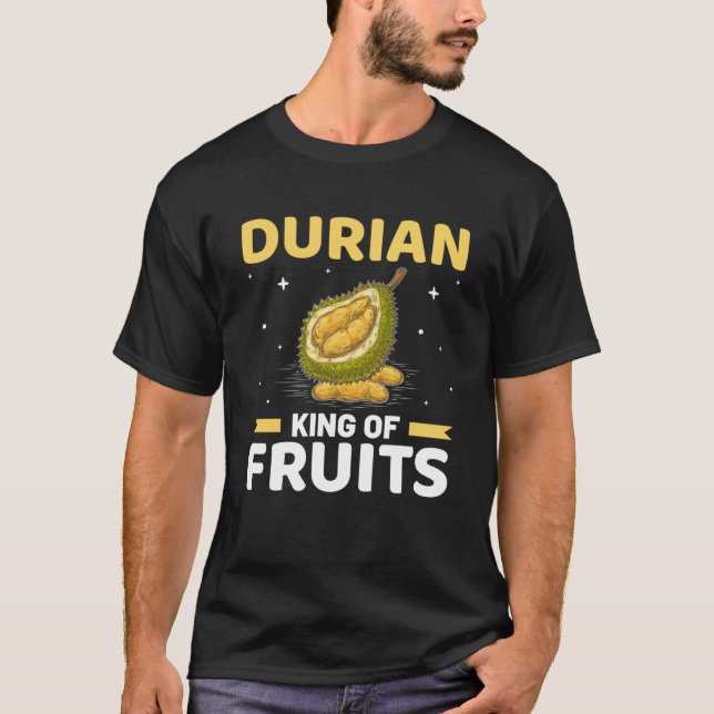 Camiseta Durian King Of Fruta Durian Costume Durian (Frente)
