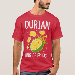 Camiseta Durian King Of Fruta Funny Fruta Lover Design Fru