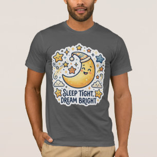 Camiseta Durma Bem Lua & Estrelas – Celestial Caprichoso Cr