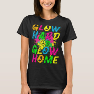 Camiseta Duro brilhante ou Festa de fantasia retrô de casa