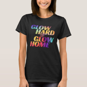 Camiseta Duro Brilhante ou Lado Brilhante para uma Festa Le
