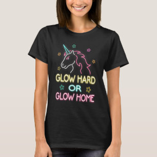 Camiseta Duro brilhante ou Leque Home Unicorn 80s Retroativ