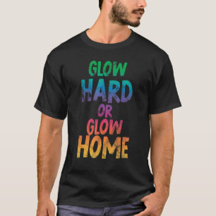 Camiseta Duro Brilhante Ou Luz Residencial Brilhante 70s 80