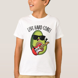 Camiseta Duro Core Funny Avocado Rock Pun
