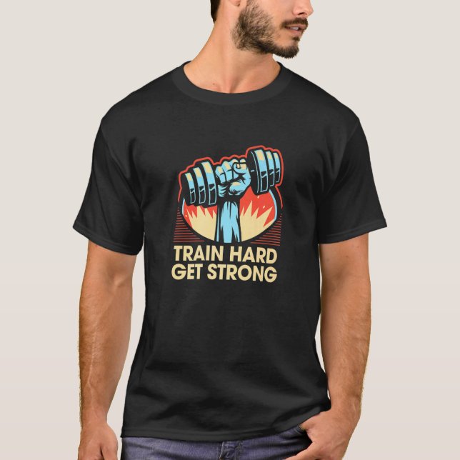 Camiseta Duro De Comboio Obter Fortes Direções De Escoament (Frente)