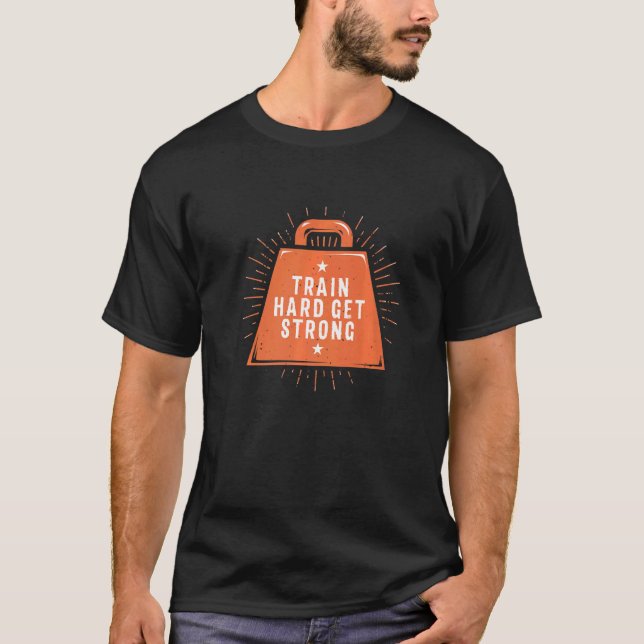 Camiseta Duro De Comboio Obter Fortes Direções De Escoament (Frente)