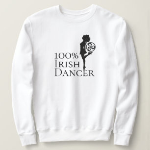 Camiseta duro de dança branca e Calçado de baile na Irlanda