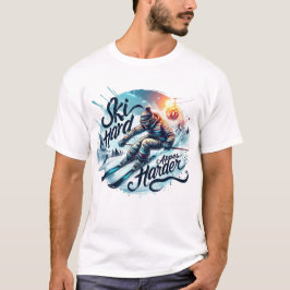Camiseta Duro de Esqui, Apres Harder | Apres Skier