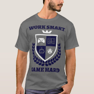 Camiseta Duro de Jogo Inteligente do Trabalho