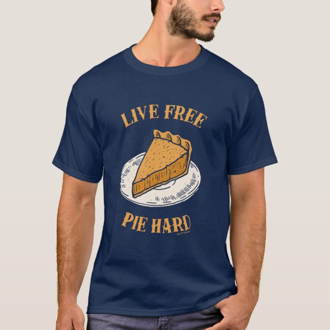 Camiseta Duro de pizza livre ao vivo (Frente)