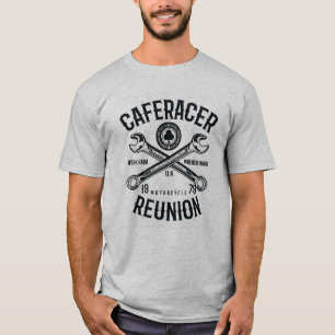Camiseta Duro de Renovação do Duro de Trabalho do Ace Caf
