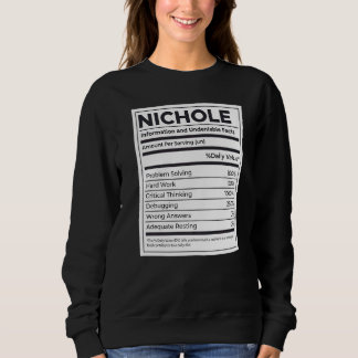 Camiseta Duro de Resolução de Problemas de Nutrição Nichole