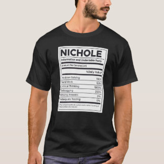 Camiseta Duro de Resolução de Problemas de Nutrição Nichole