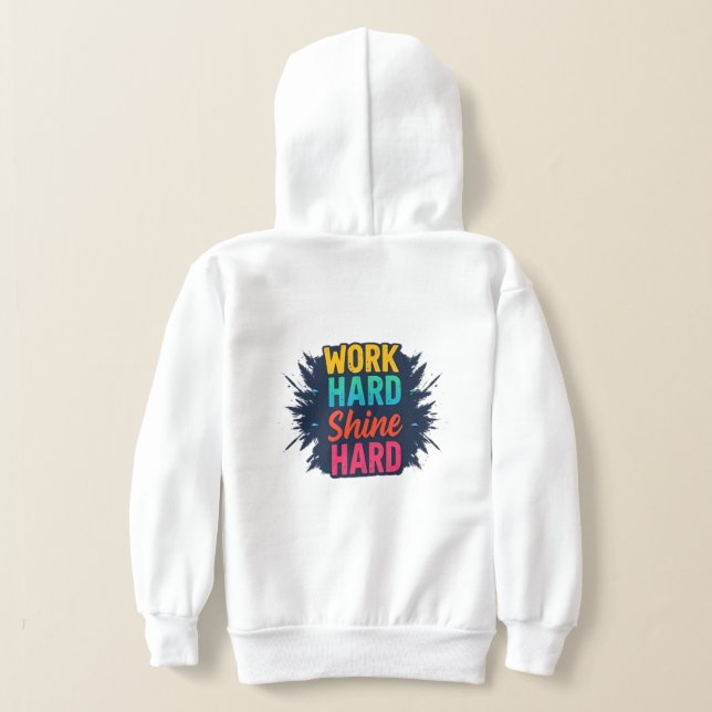 Camiseta Duro de trabalho, Duro brilhante (Postura das costas)