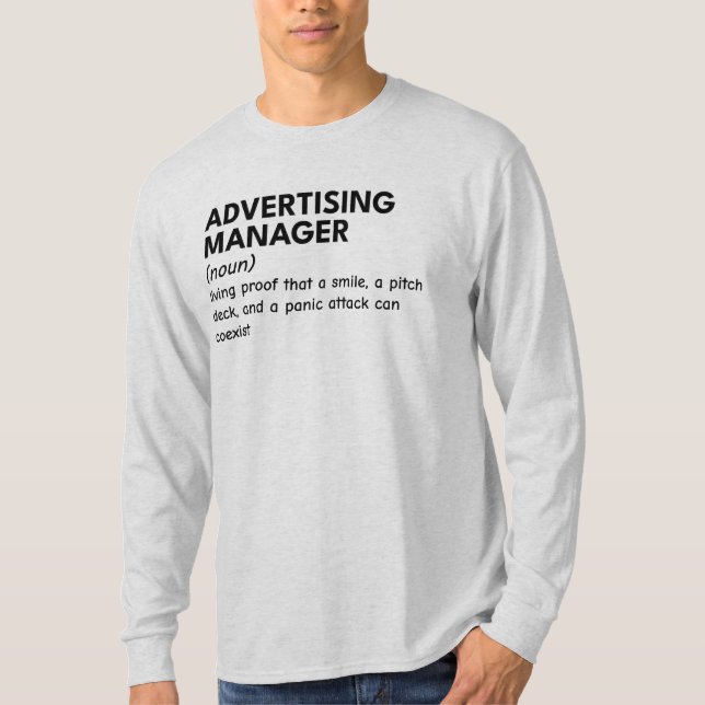 Camiseta Duro de trabalho. Mercado mais difícil. Ria Sempre (Frente)