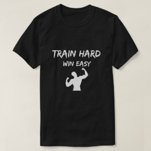 Camiseta Duro de trem ganha academia fácil