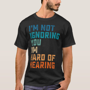 Camiseta Duro De Vintagem Da Língua De Sinais ASL Surda Awa