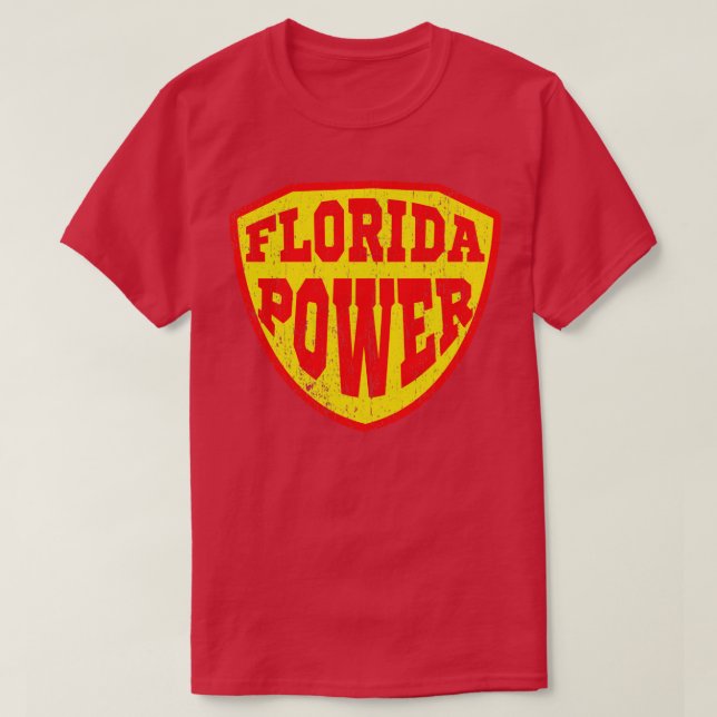 Camiseta Duro desenhado na Flórida (Frente do Design)