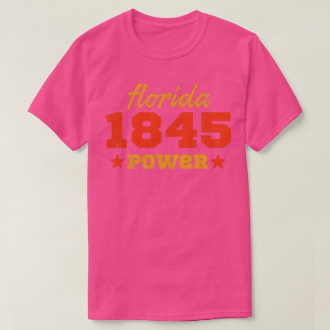 Camiseta Duro desenhado na Flórida Power2 (Frente do Design)