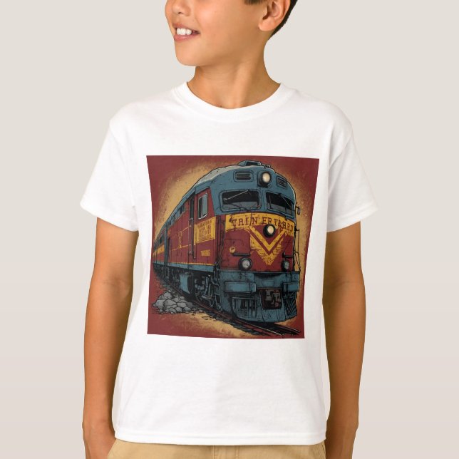 Camiseta Duro do comboio, Win Easy Print Tshirt (Frente)