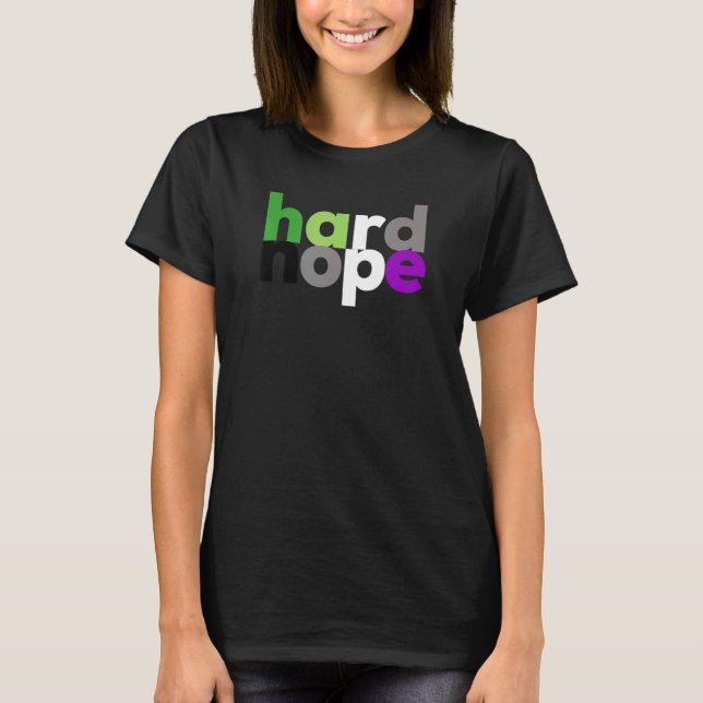 Camiseta duro do Orace Pride LGBTQ Aro Aromti (Frente)
