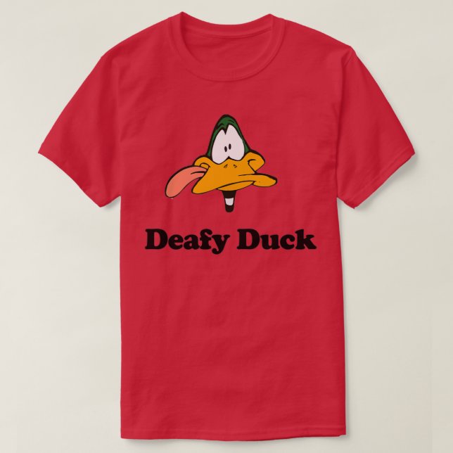 Camiseta Duro Do Pato Surdo Com Corda Auditiva (Frente do Design)