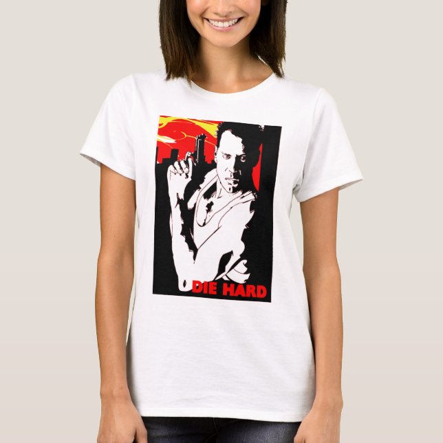 Camiseta Duro Mortal T-ShirtDuro John McClane (Frente)