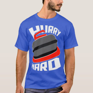 Camiseta Duro Rápido Pule Curling Bonspiel Winter Sports