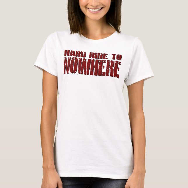 Camiseta Duro Ride Para Cima Do Tanque De Nó (Frente)