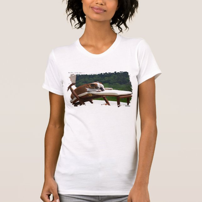 Camiseta duro vida de cão (Frente)