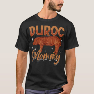 Camiseta Duroc Pig Mamãe