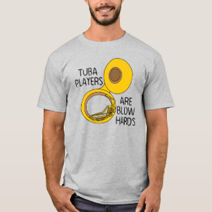 Camiseta Duros de sopro de Tuba